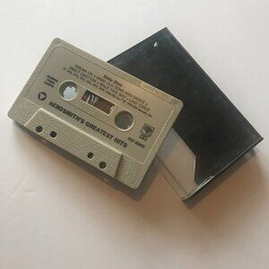 VTG Aerosmith GREATEST HITS Cassette Tape 1980 Columbia Records Vintage Rock